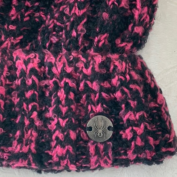 Spyder GIRLS FIRECRACKER Hat - Blk/Ras - Picture 4 of 12